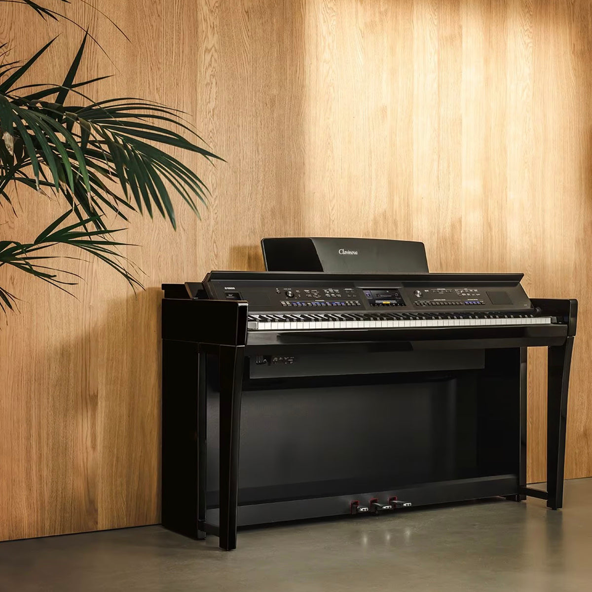 Yamaha Clavinova CVP-905 Digital Piano - Polished Ebony - Style Shot