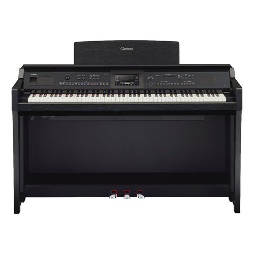 Yamaha Clavinova CVP-905 Digital Piano - Matte Black - Front