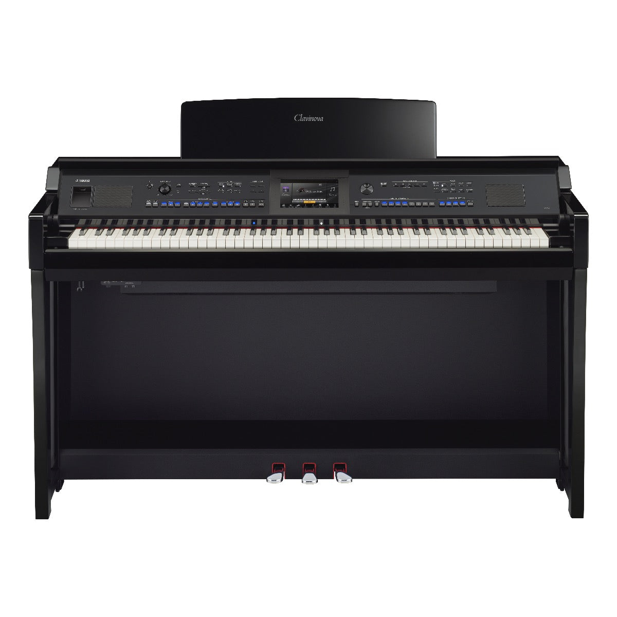 Yamaha Clavinova CVP-905 Digital Piano - Polished Ebony - Front