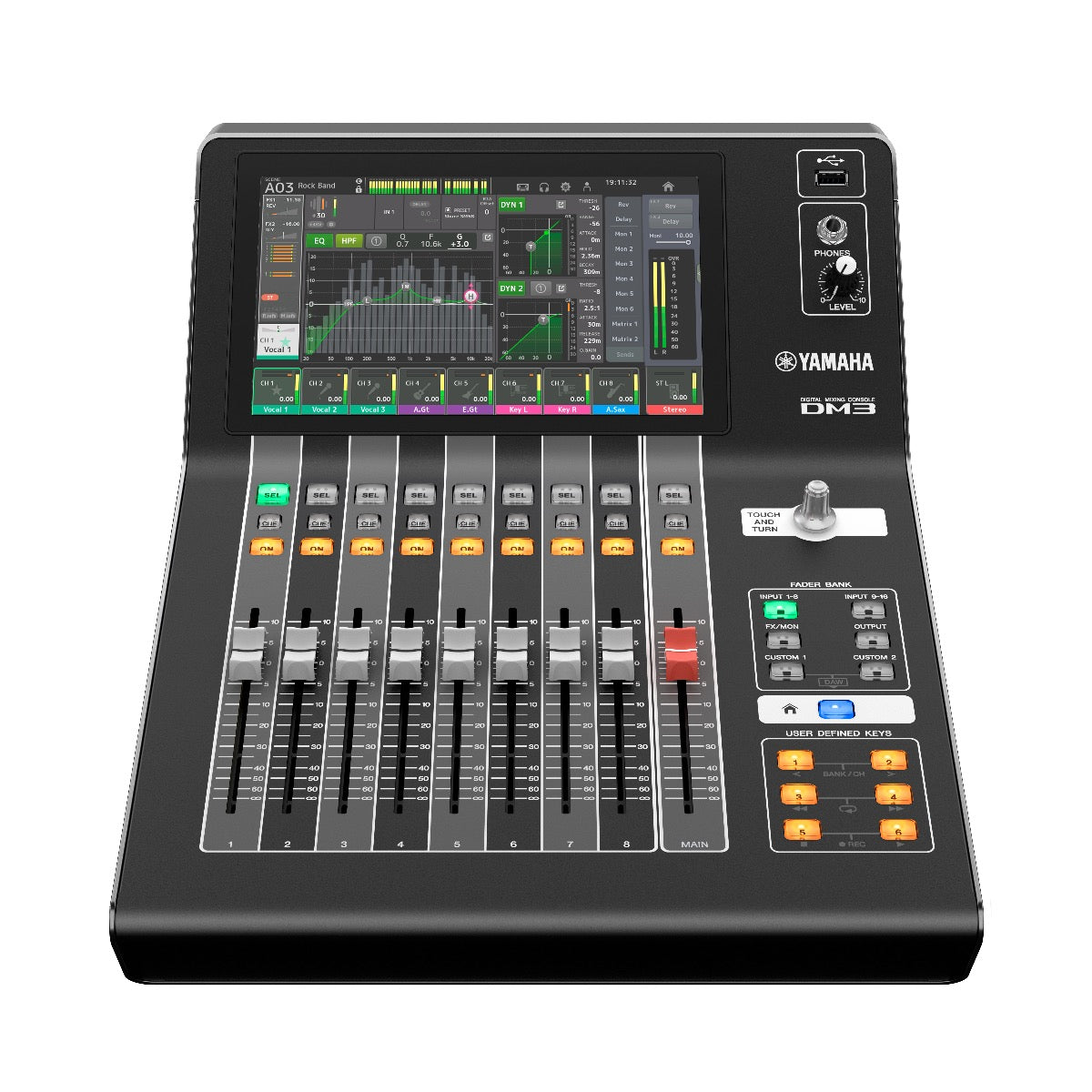 Yamaha DM3-D Ultracompact Digital mixer with Dante STAGE RIG Yamaha DM3-D Ultracompact Digital mixer with Dante STAGE RIG