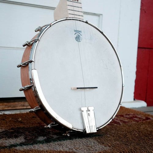 Deering Goodtime Openback 5-String Banjo - Limited Cherry, View 18