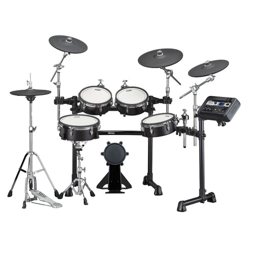 Back view of Yamaha DTX8K-X BF Electronic Drum Set - Black Forest