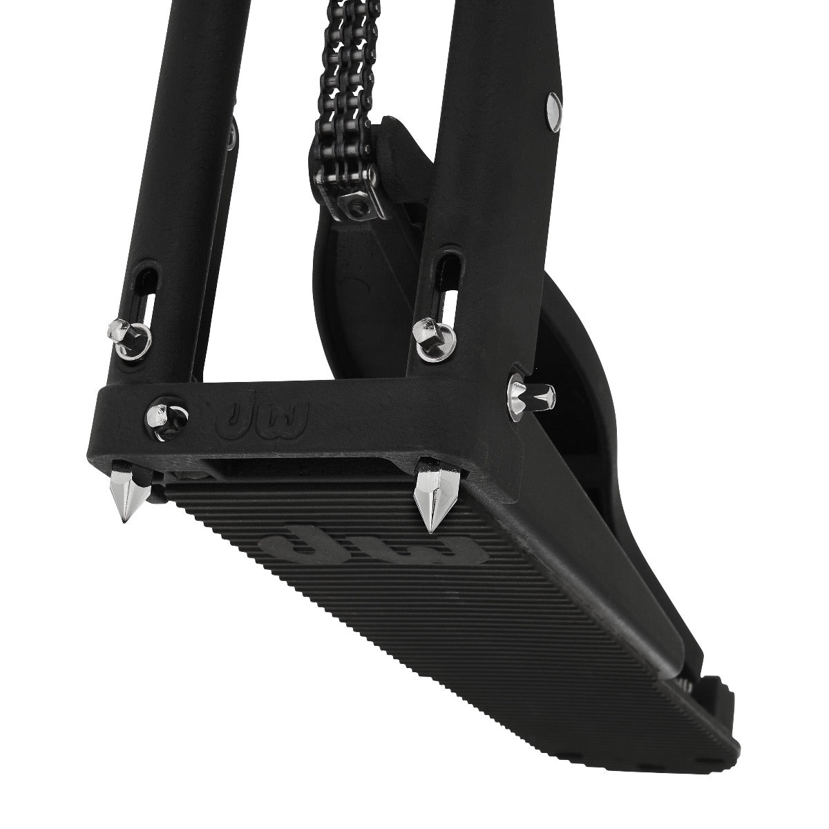 Detail image of Drum Workshop DWCP3500A 3-Leg Hi-Hat Stand showing footboard bottom and rear