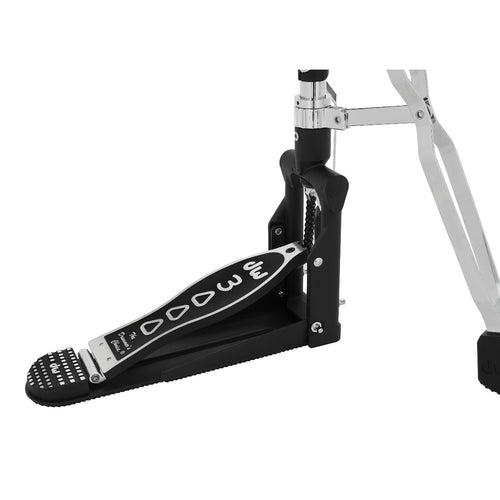 Detail image of Drum Workshop DWCP3500TA 2-Leg Hi-Hat Stand showing footboard top and right side