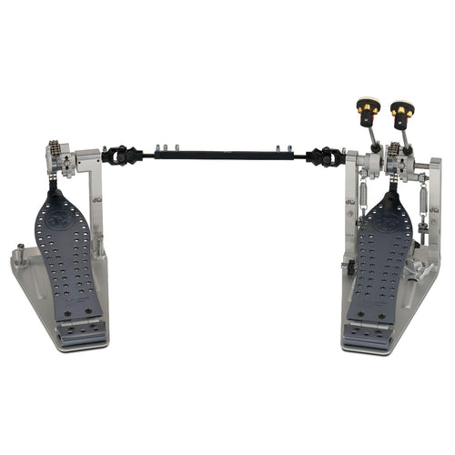 Machined Chain Drive Double Pedal with Extended Footboard