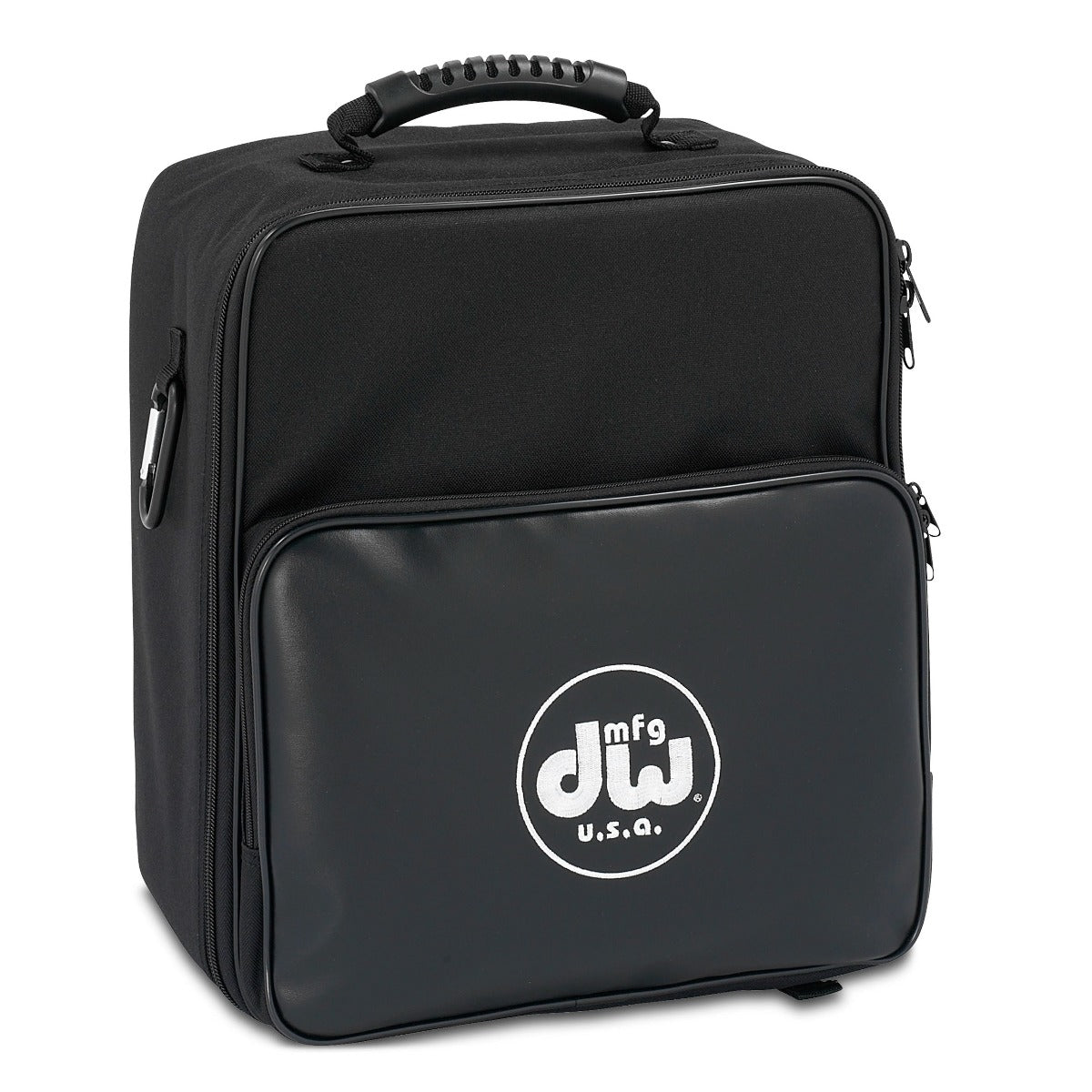 dw mfg pedal DW MFG Series Machined Direct Drive Double Pedal w/ Bag, Black Edition