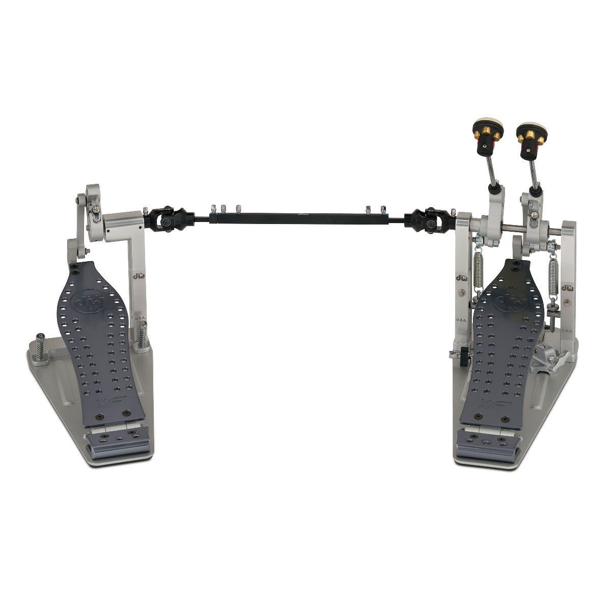 Machined Direct Drive Double Pedal with Extended Footboard