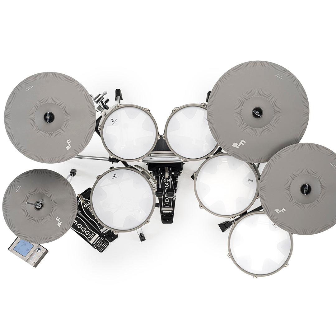 EFNOTE 3X Electronic Drum Set - Black Oak COMPLETE DRUM BUNDLE