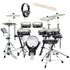 Collage of the components in the EFNOTE 3X Electronic Drum Set - Black Oak bundle