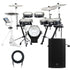 Collage image of the EFNOTE 3X Electronic Drum Set - Black Oak MONITOR KIT
