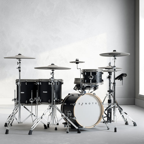 EFNOTE 5X Electronic Drum Set - Black Oak, View 9