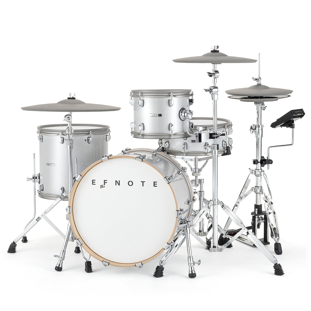 EFNOTE 7 Electronic Drum Set - White Sparkle, View 1