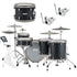 Collage of the components in the EFNOTE 7X Electronic Drum Set CUSTOM KIT bundle