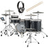Collage of the components in the EFNOTE 7X Electronic Drum Set DRUM ESSENTIALS BUNDLE