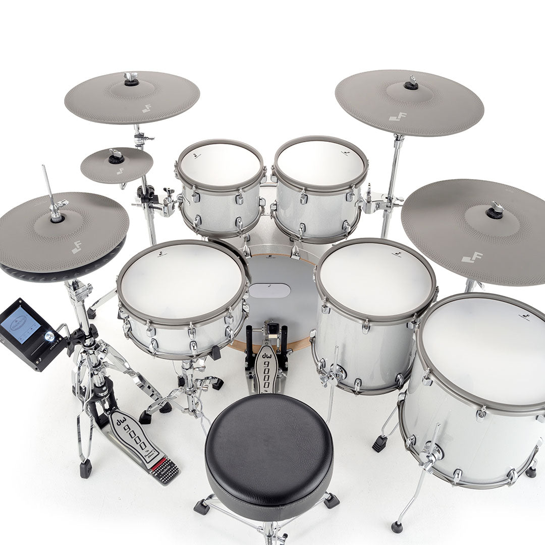 EFNOTE 7 Electronic Drum Set - White Sparkle, View 3