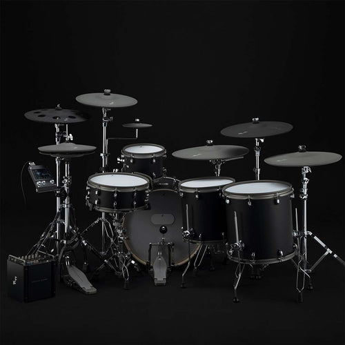 EFNOTE PRO 703X Electronic Drum Set - Black Oak COMPLETE DRUM BUNDLE