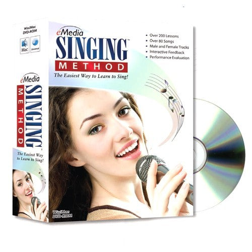 eMedia Singing Method - Win/Mac DVD-ROM
