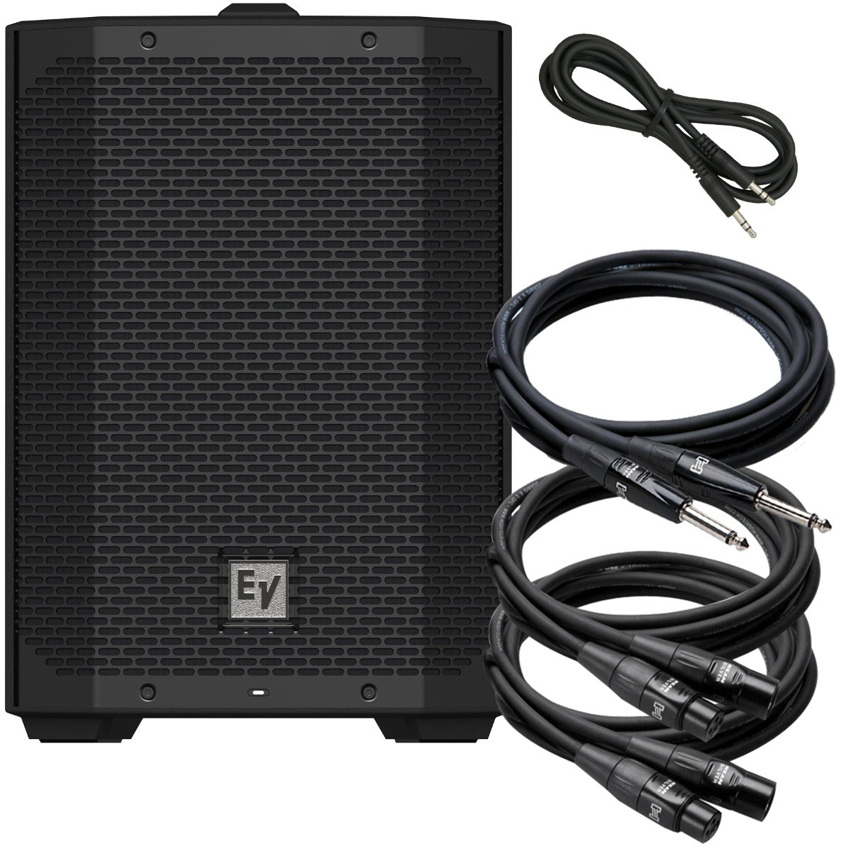 Electro-Voice Everse 8 2-way Battery Powered Speaker - Black CABLE 