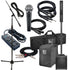 Collage of the components in the Electro-Voice Evolve 30M Portable Column System - Black STAGE RIG bundle
