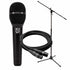 Collage of everything included with the Electro-Voice ND76 Vocal Mic - Dynamic - Cardioid PERFORMER PAK