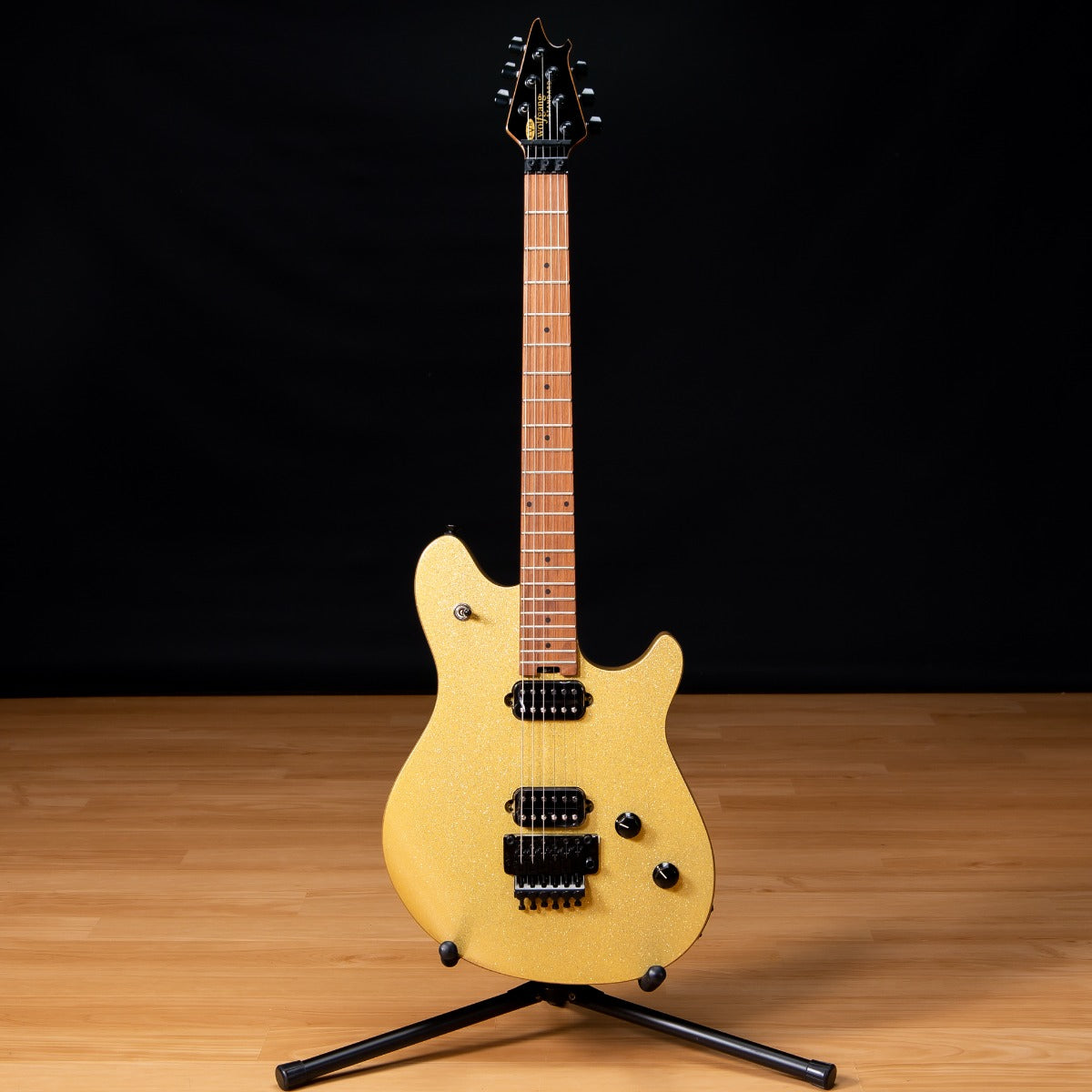 EVH Wolfgang WG Standard - Baked Maple, Gold Sparkle view 2