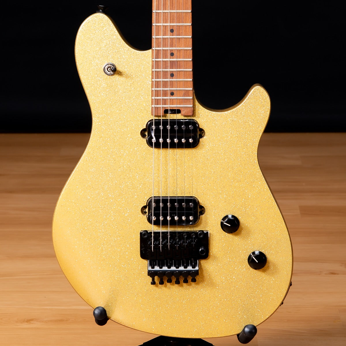 EVH Wolfgang WG Standard - Baked Maple, Gold Sparkle view 1