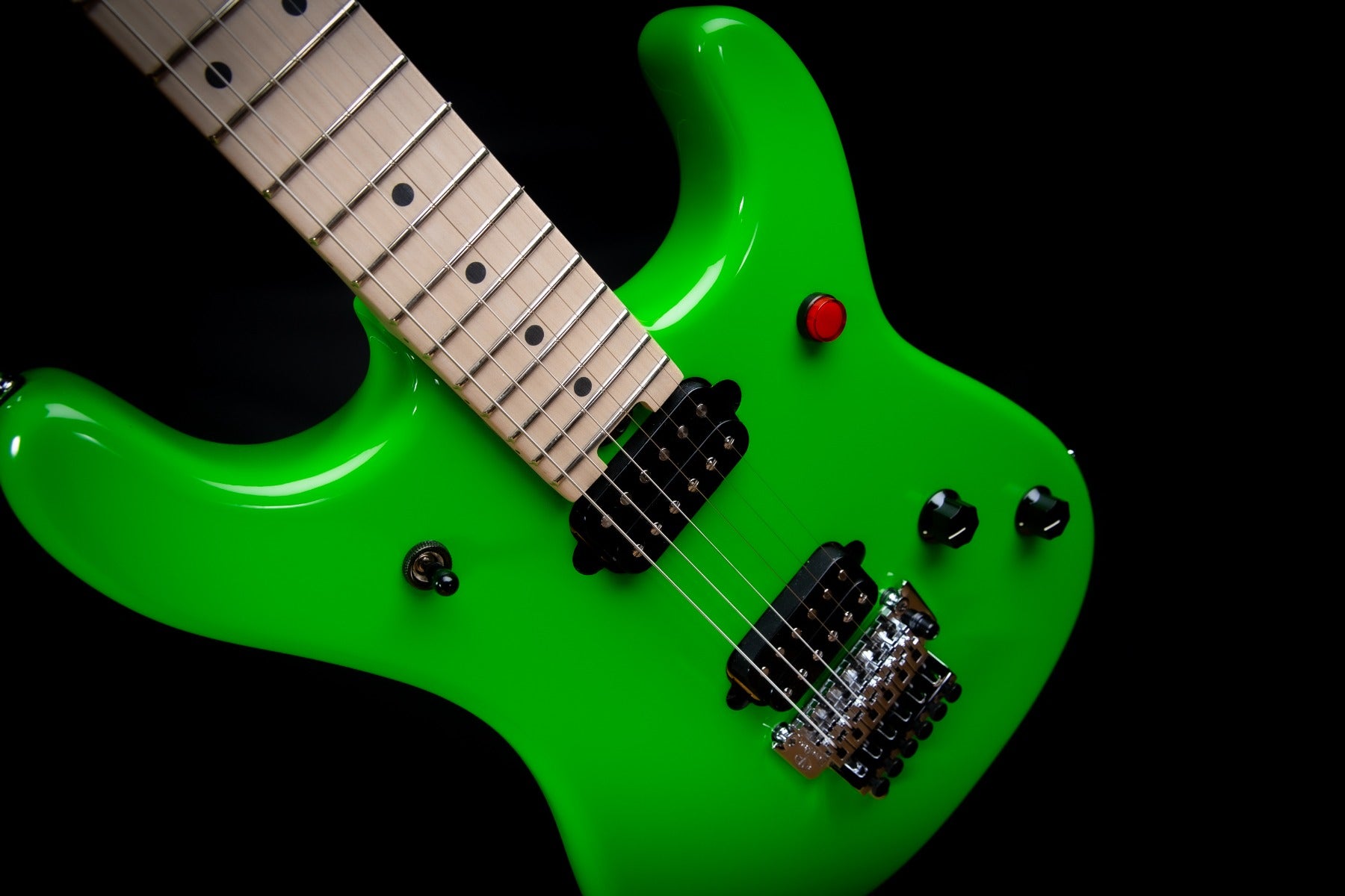 EVH 5150 Series Standard Electric Guitar - Maple, Slime Green view 4