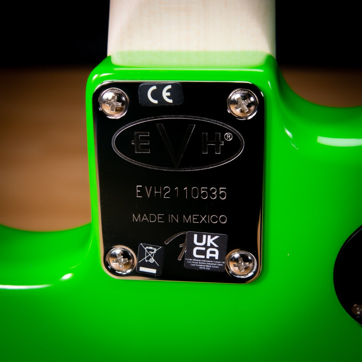 EVH 5150 Series Standard Electric Guitar - Maple, Slime Green view 12