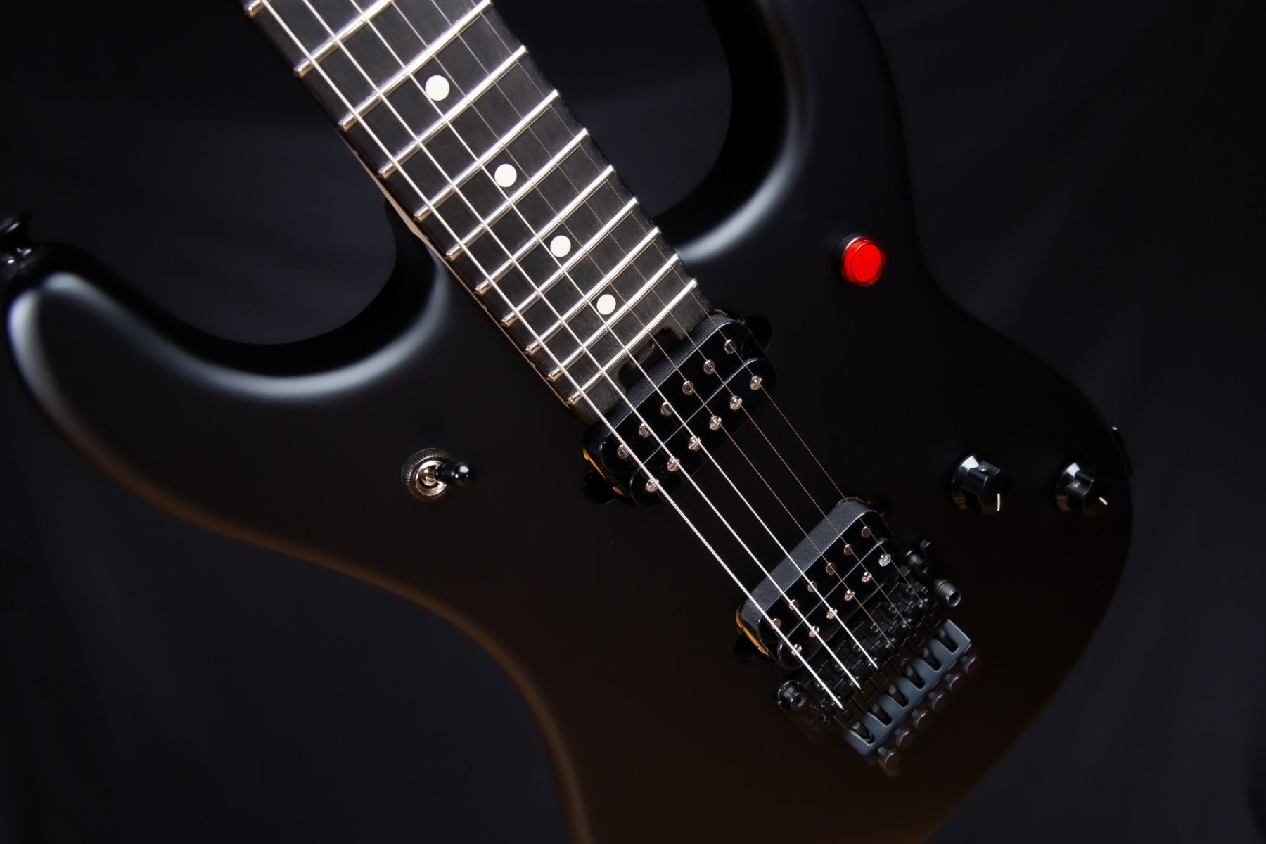 EVH 5150 Series Standard Electric Guitar - Ebony, Stealth Black view 5