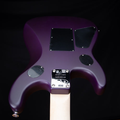 EVH 5150 Series Deluxe QM Electric Guitar - Ebony, Satin Purple Daze view 9
