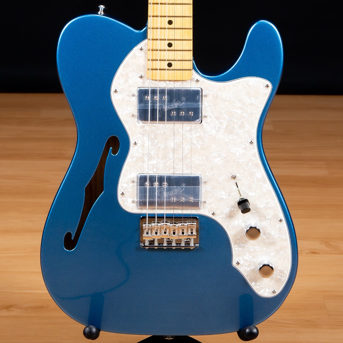 Fender American Vintage II 1972 Telecaster Thinline - Lake Placid Blue view 1