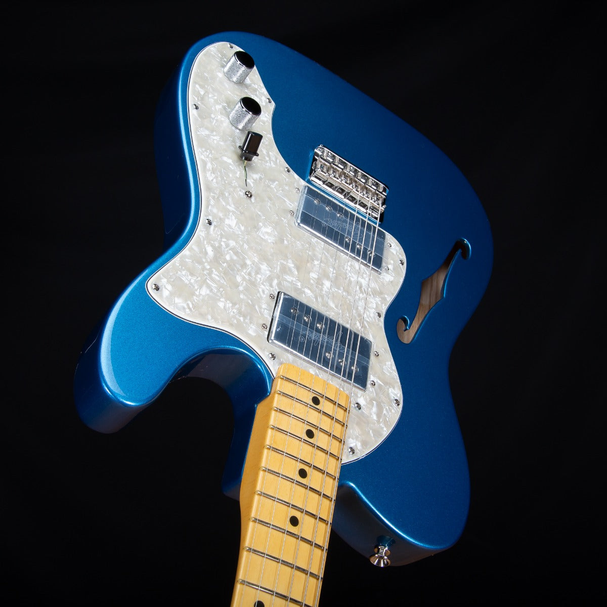 Fender American Vintage II 1972 Telecaster Thinline - Lake Placid Blue view 6
