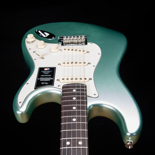 Fender American Pro II Stratocaster - Rosewood, Mystic Surf Green SN US210101579