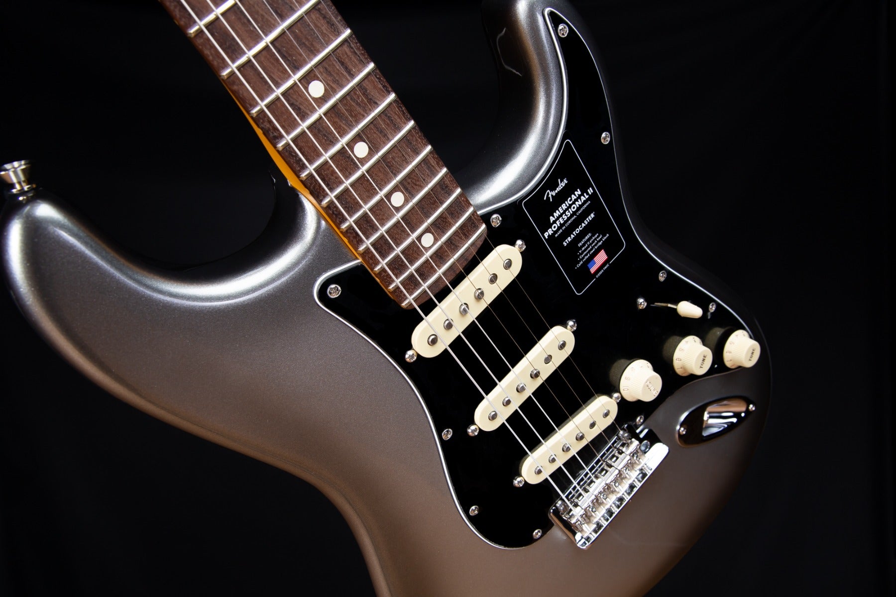 Fender American Pro II Stratocaster - Rosewood, Mercury SN 
