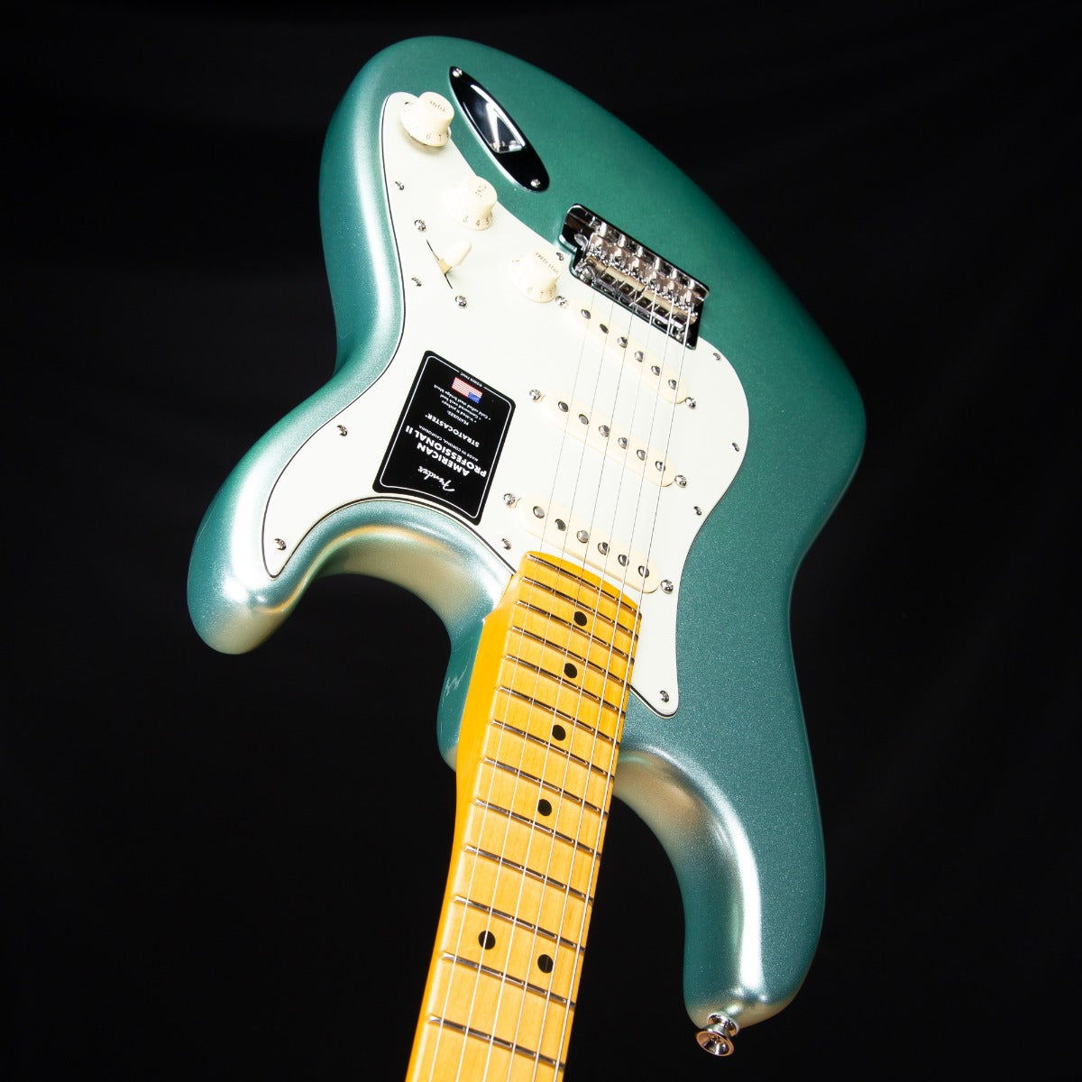 Fender American Pro II Stratocaster - Maple, Mystic Surf Green view 6