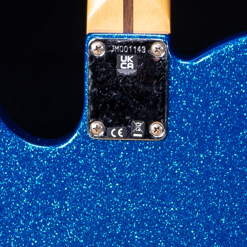 Fender J Mascis Telecaster - Maple, Bottle Rocket Blue Flake view 14
