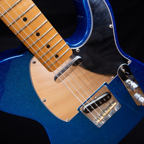 Fender J Mascis Telecaster - Maple, Bottle Rocket Blue Flake view 7
