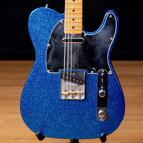 Fender J Mascis Telecaster - Maple, Bottle Rocket Blue Flake view 1