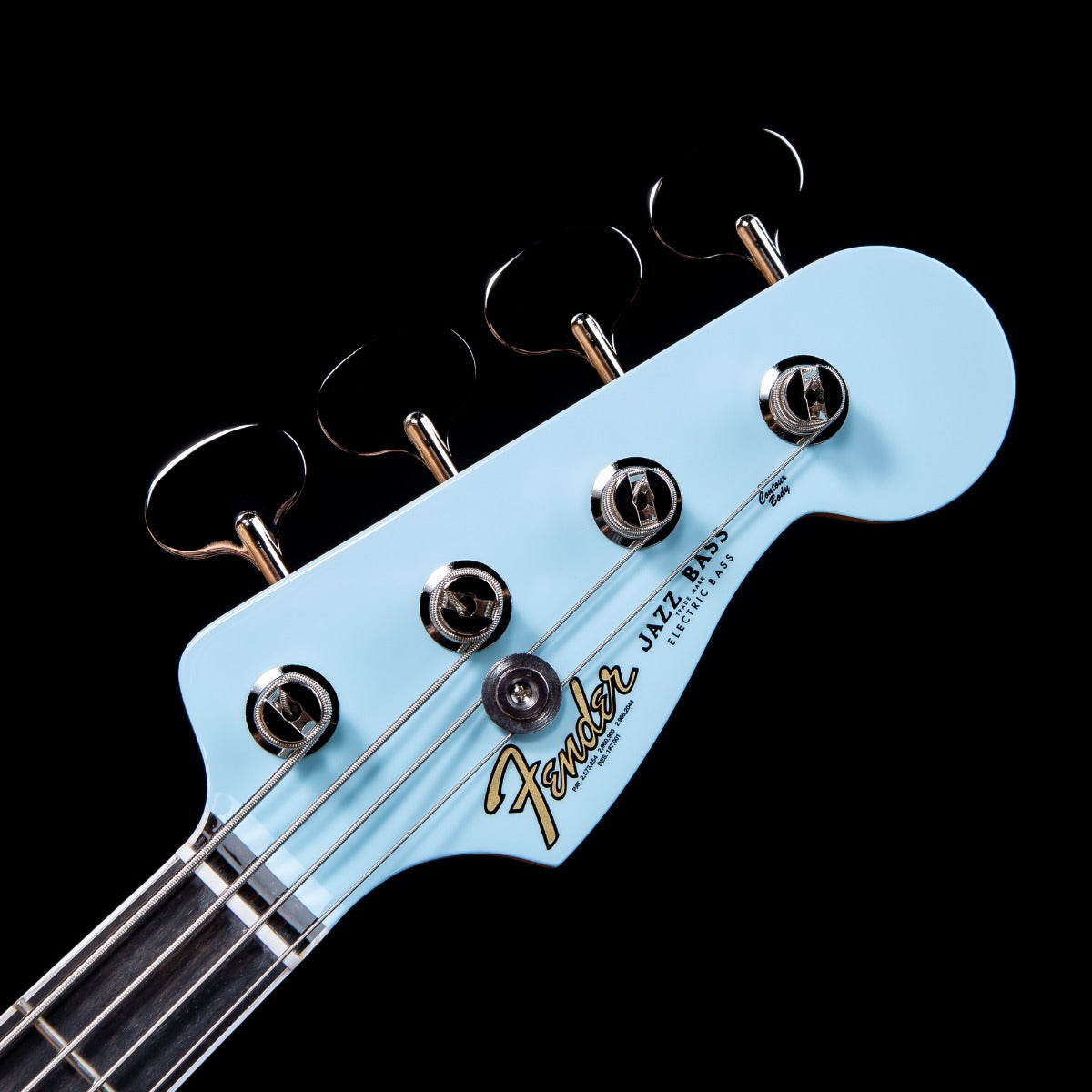 Fender Gold Foil Jazz Bass - Sonic Blue view 10