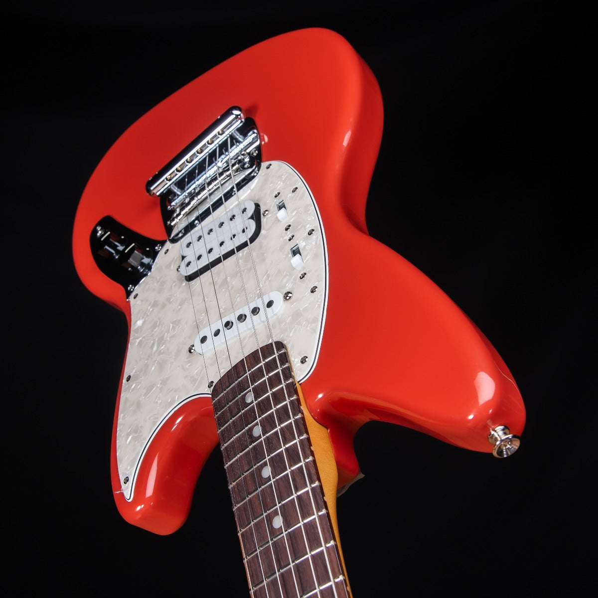 Fender Kurt Cobain Jag-Stang - Rosewood, Fiesta Red view 11