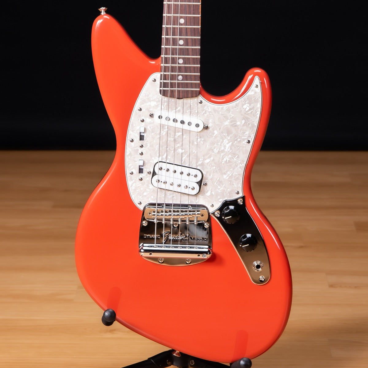 Fender Kurt Cobain Jag-Stang - Rosewood, Fiesta Red view 1