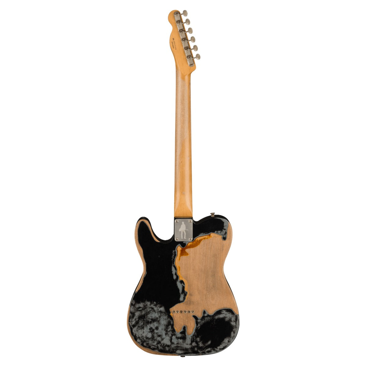 Fender Joe Strummer Telecaster - Road Worn Black, View 4