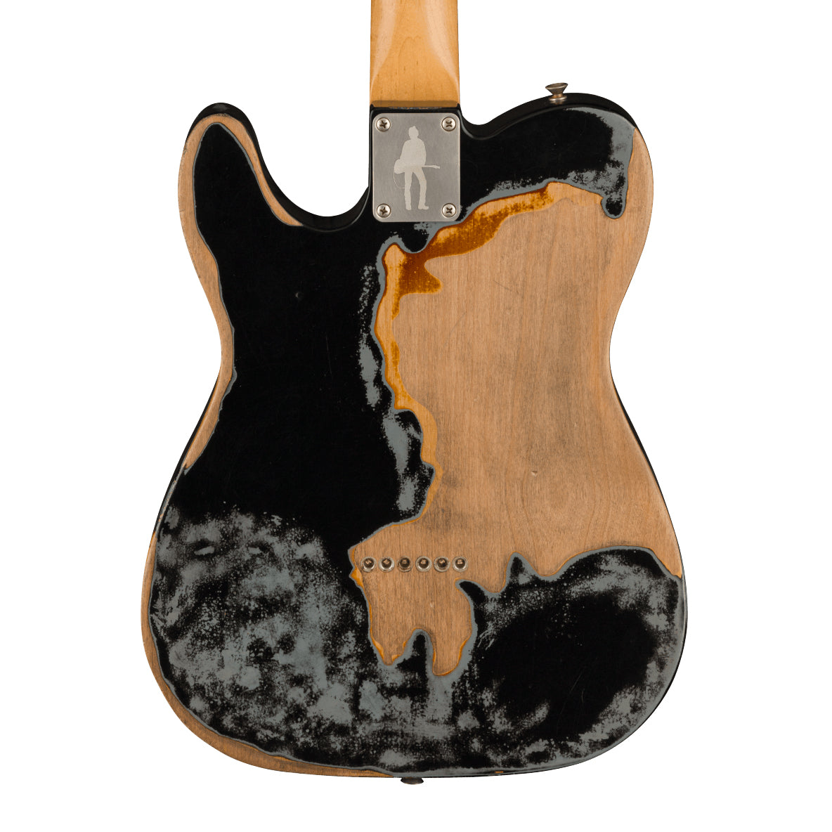 Fender Joe Strummer Telecaster - Road Worn Black, View 3