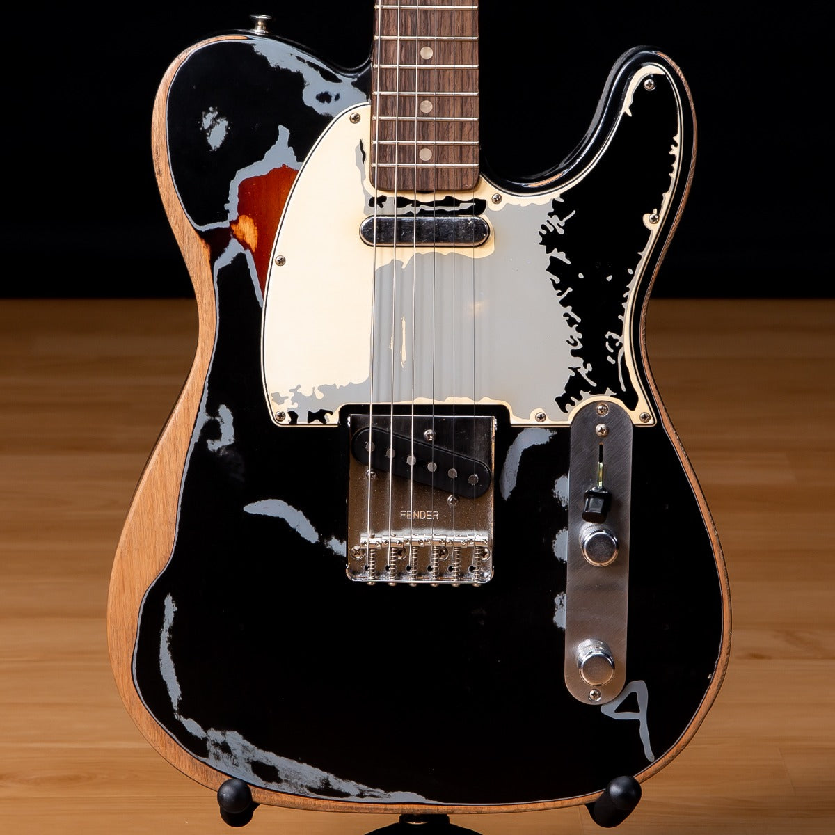 Fender Joe Strummer Telecaster - Road Worn Black view 1