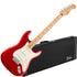 Collage image of the Fender Player Stratocaster with Maple Fingerboard - Candy Apple Red W/ HARDCASE