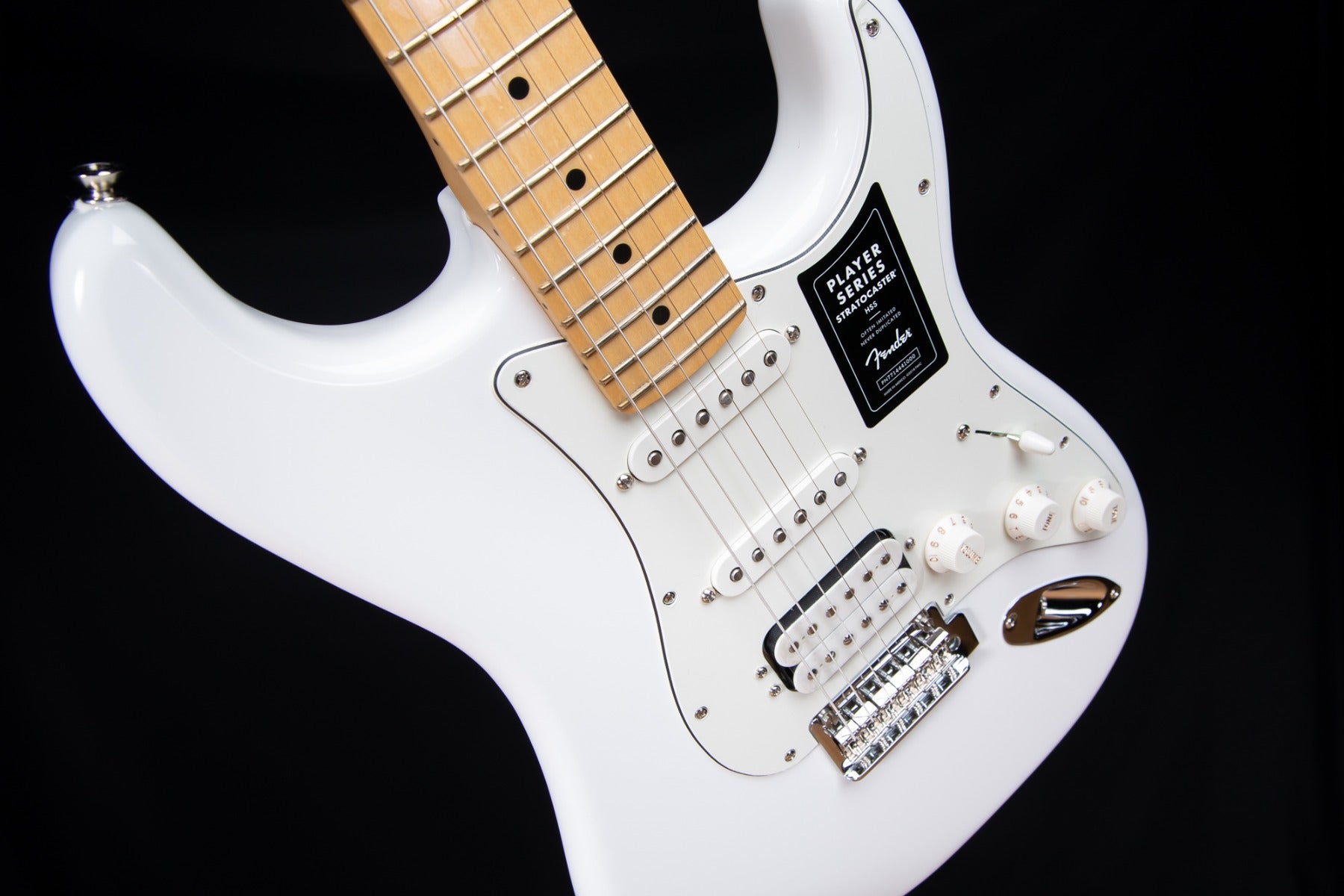 Fender Player Stratocaster HSS - Maple, Polar White view 5