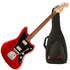 Collage image of the Fender Player Jazzmaster - Candy Apple Red W/ GIG BAG