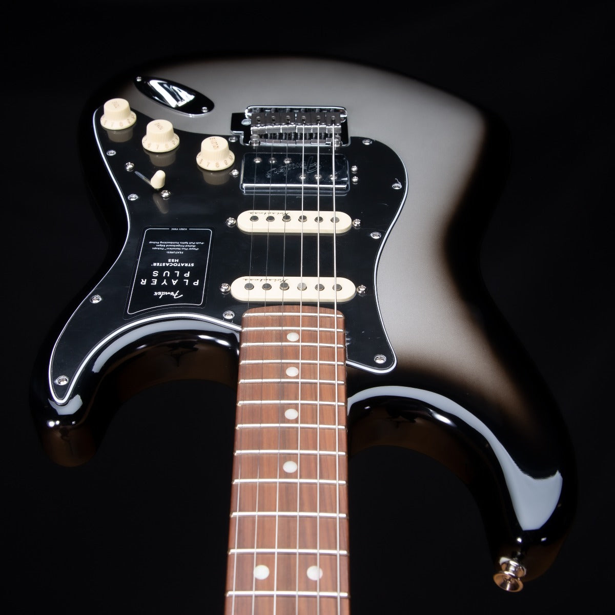 Fender Player Plus Stratocaster HSS - Pau Ferro, Silverburst view 9