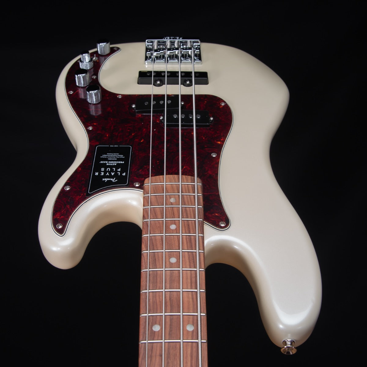 Fender Player Plus Precision Bass - Pau Ferro, Olympic Pearl  view 9