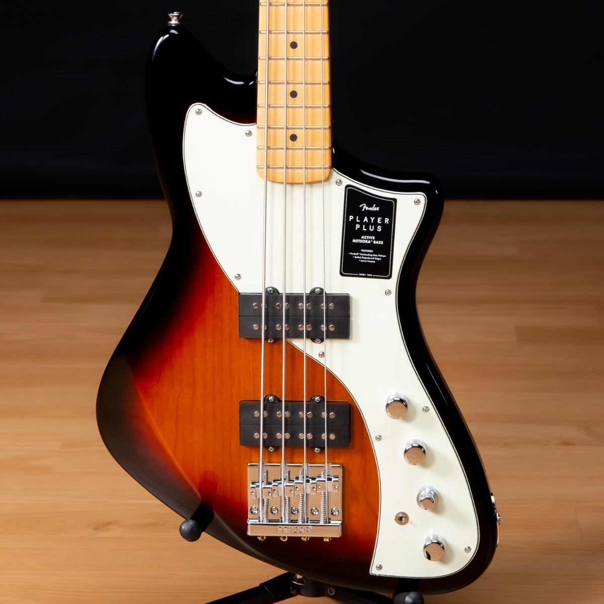 Fender Player Plus Active Meteora Bass - Maple, 3-Color Sunburst view 1